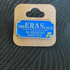 Taylor Swift Eras Tour Enamel Pin Ticket